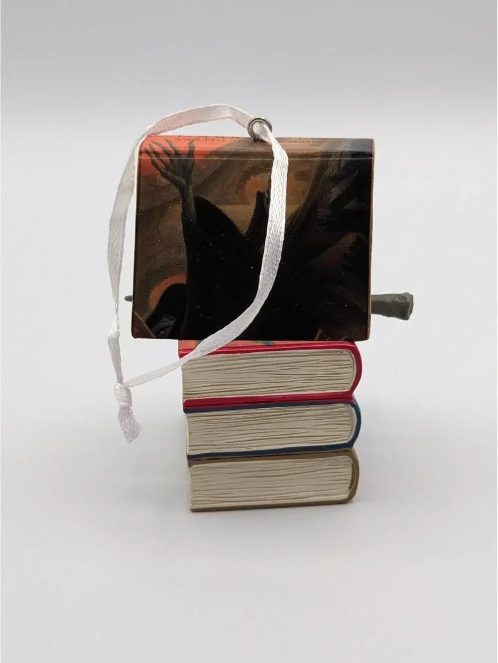 Hallmark Harry Potter Books and Wand Christmas Ornament